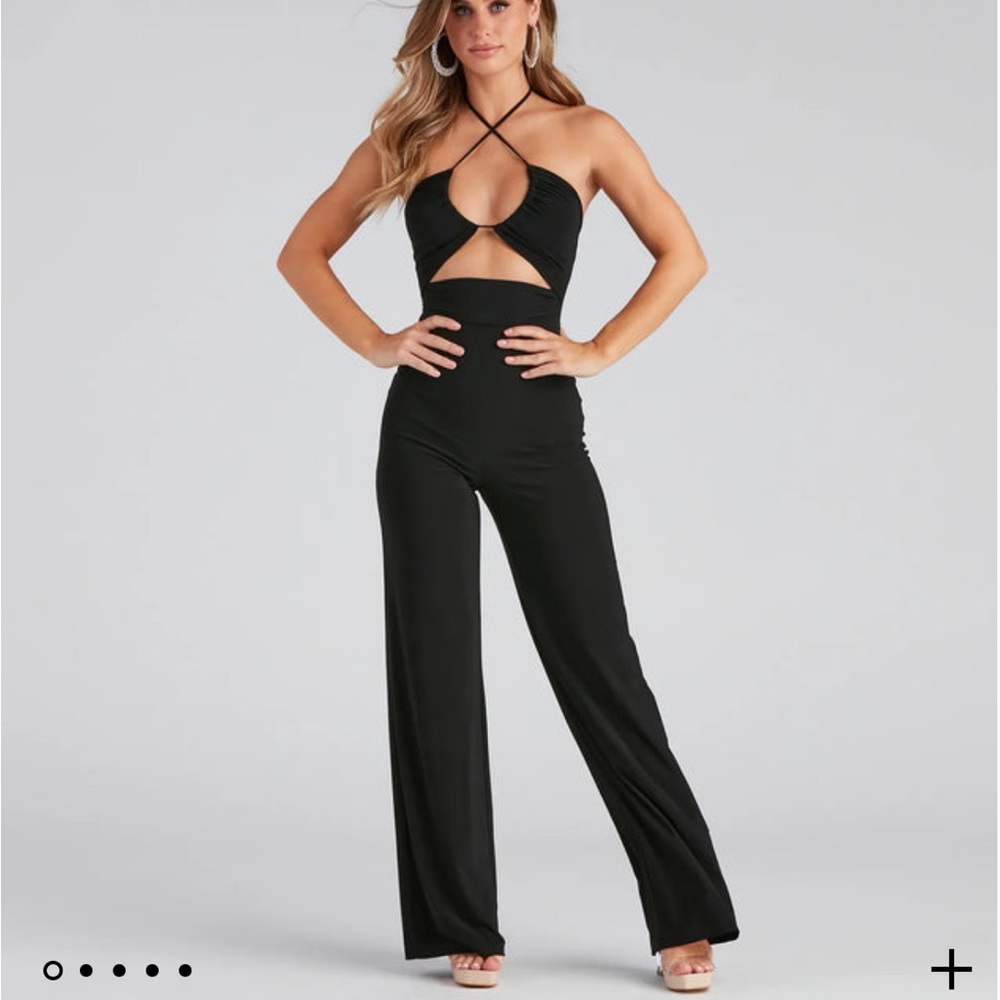 ONLY WORN ONCE Halter Jumpsuit